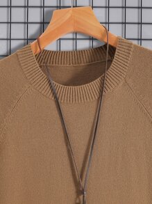 Manfinity Hombres Jersey de manga raglán