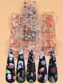 FULL BEAUTY 10入組聖誕美甲轉印箔