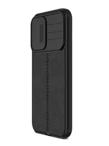 Push Window Design Faux Leather Case Compatible With Galaxy S23 Ultra,Galaxy A14,Galaxy A52 - Black - View 2