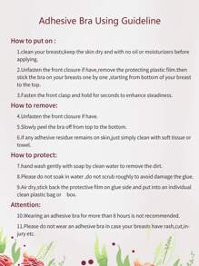 Women's Fabric Multicolor Plain Non-Stretch Breast Petals Nipple Covers Casual Comfy Wear - Multicolor - View 3