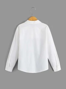 SHEIN Boys Antler Print Colorblock Shirt - Multicolor - View 2