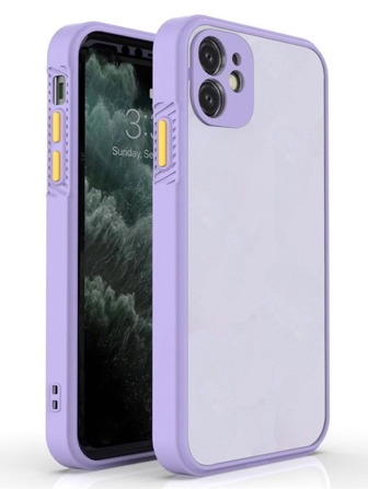Funda compatible con iPhone marco en contraste