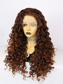 Tóc giả tổng hợp dài 13 * 3 ren phía trước - Nhiều màu - Xem 4