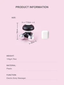 電動身體按摩器 - 黑色 - 查看 7