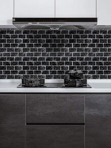 1pc Marble Pattern Kitchen Sticker - Multicolor - View 1