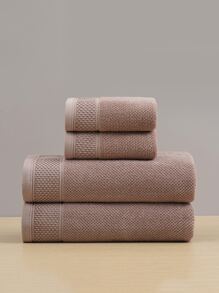 QIBHI 1 chiếc khăn tắm màu trơn hoặc khăn mặt - Lạc đà - Xem 1