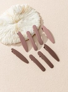 8入組素色髮夾 - 彩色 - 查看 3