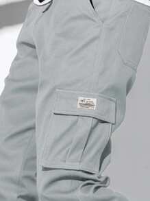 Manfinity EZcore Men Flap Pocket Cargo Trousers
