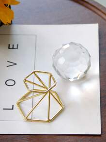 1 pieza Decoración cristal con diseño de bola con base - Multicolor - Ver 5