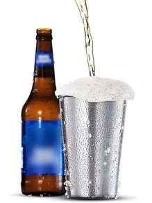 1 pieza Taza de acero inoxidable - Plateado - Ver 5