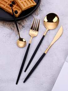 4 piezas Cuchillería de acero inoxidable - Multicolor - Ver 1