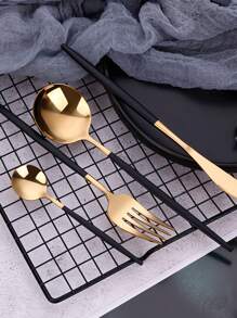 4 piezas Cuchillería de acero inoxidable - Multicolor - Ver 2