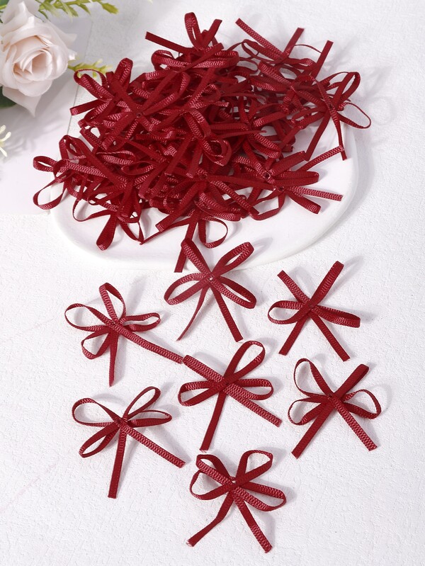 50pcs Solid Gift Wrapping Bow