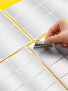 54pcs Waterproof Label Sticker - Light Grey - View 1