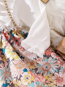 Đầm em bé Nơ Bướm Nút Xù Hoa Dễ thương - Nhiều màu - Xem 6