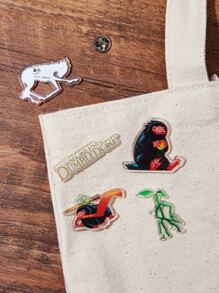 FANTASTIC BEASTS | SHEIN 5入組動物設計胸針 - 彩色 - 查看 5