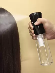 1pc Hairdressing Spray Bottle 300ML High-Pressure Continuous Black Color Automatic Air Pressure Ultra-Fine Spray Bottle, Hair Tools, Hair Products And Accessories For Barber Salon Beauty Travel Essentials,Back To School,Travel Holiday Essentials,Hair Accessories For Women,Hair Dryer,Hair, Accessories, Hair Products, Hair Tools, Hair Stuff, Hair Care, Curly Hair Brush, Barber, Barber Accessories, Hairdressing Equipment,Travel Essentials,Travel Essential,Hairstyle,Hairdressing - Black and White - View 2