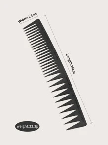 2 In 1 Men Hair Comb - Black - View 3