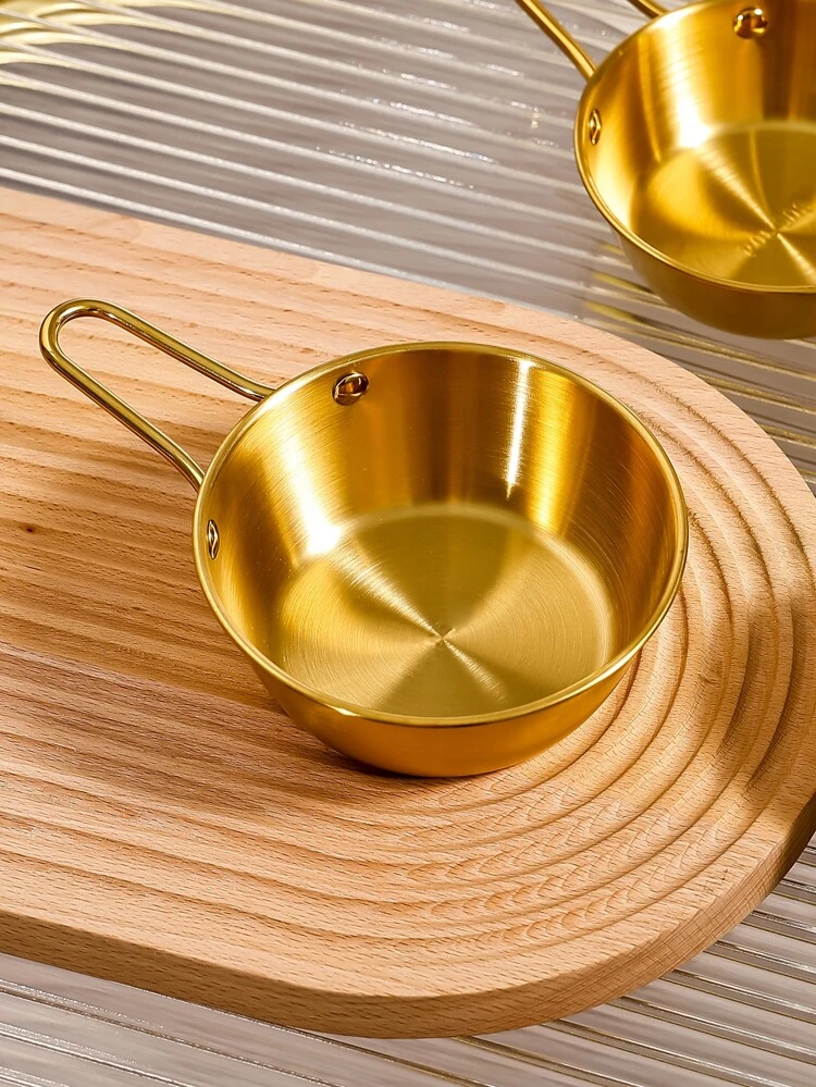 1pc Small Stainless Steel Rice Bowl, Ramen Bowl, Pasta Bowl, Korean Style Bowl