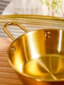 1入組小號不銹鋼飯碗拉麵碗意大利麵碗韓式碗