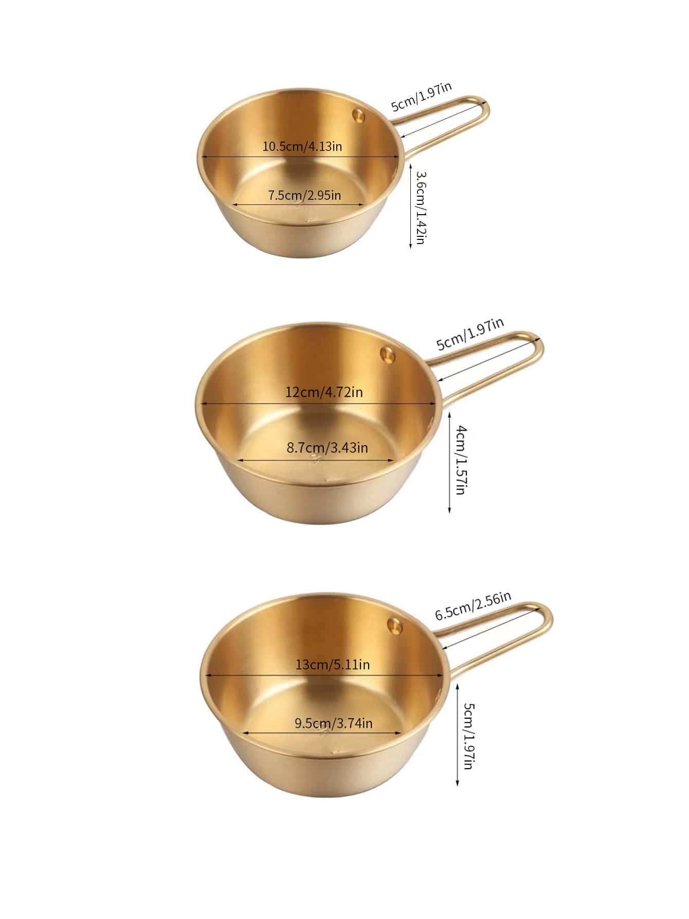 1pc Small Stainless Steel Rice Bowl, Ramen Bowl, Pasta Bowl, Korean Style Bowl