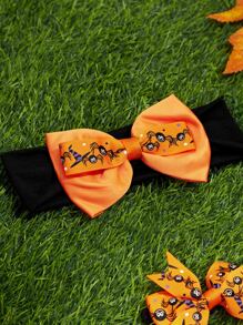 Halloween 2pcs Baby Spider Pattern Headband - Multicolor - View 3