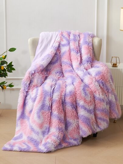 Tie Dye Plush Blanket
