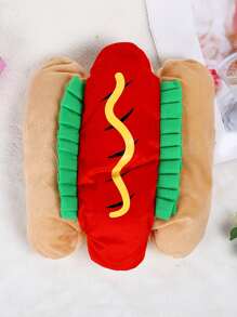1 pieza Disfraz de mascota con hot dog - Multicolor - Ver 5