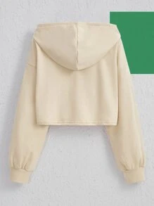 Robin Quần áo thể thao nữ Dây kéo Lễ Các Thánh Thú vật Giải trí - Màu be - Xem 4