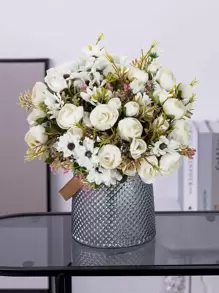 Hoa nhân tạo 1 nhánh - Nhiều màu - Xem 1