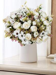 Hoa nhân tạo 1 nhánh - Nhiều màu - Xem 7