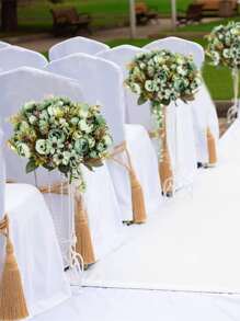 1入pc人工花茶,玫瑰花苞,菊花,秋季裝飾,情人節禮物,diy花環材料,婚禮裝飾,新娘手持花材料,家居臥室,餐廳,花瓶裝飾,生日派對和新年材料 - 彩色 - 查看 4