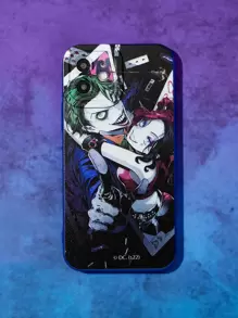 Harley Quinn | ROMWE Figure Graphic Phone Case - Multicolor - View 1