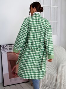 SHEIN Essnce Áo khoác ngoài nữ Túi răng cưa Thanh lịch - Nhiều màu - Xem 2