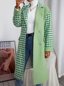 SHEIN Essnce Áo khoác ngoài nữ Túi răng cưa Thanh lịch - Nhiều màu - Xem 7