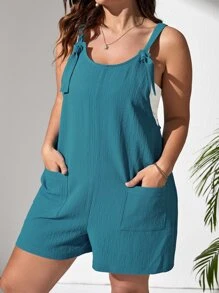 SHEIN Essnce Mono con parche de bolsillo