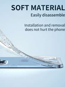 Hadaasi Carcasă transparentă pentru telefon cu slot pentru card compatibilă cu iPhone 15/15Pro/15Plus/15Promax