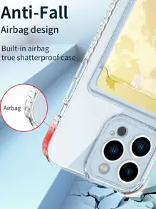 Hadaasi Carcasă transparentă pentru telefon cu slot pentru card compatibilă cu iPhone 15/15Pro/15Plus/15Promax