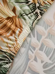 1pc Flower Pattern Sofa Cushion Cover,Cottagecore Sofa Seat Dust Cover For Home Decor - Multicolor - View 8