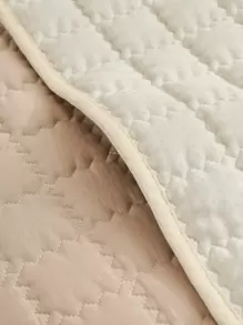 1入組千鳥格圖案衍縫沙發套 - 卡其色 - 查看 5