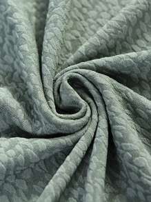 1pc Solid Color Waterproof Stretchy Sofa Cushion Cover - Green - View 6