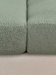 1pc Solid Color Waterproof Stretchy Sofa Cushion Cover - Green - View 7