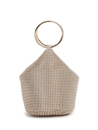 Glitter Bling,Shiny Glamorous,Elegant,Exquisite Mini Top Ring Design Novelty Bag Dinner Bag,Evening Bag For Party Girl,Woman,For Female Perfect For Party,Wedding,Prom,Dinner/Banquet,For Best Gift For Women