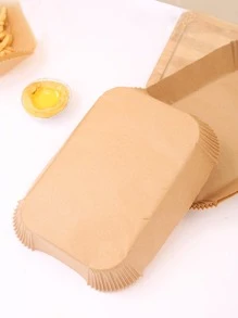 30 piezas Papel para hornear freidora - Marrón - Ver 4