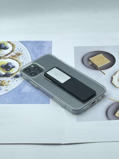 Clear Phone Case With Push Pull Holder