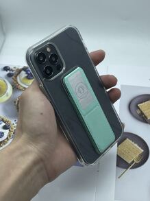 Clear Phone Case With Push Pull Holder