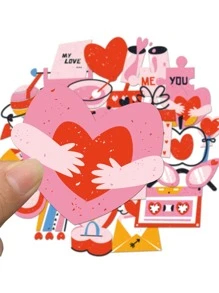 25入組混合圖案貼紙