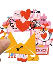 25入組混合圖案貼紙