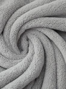 1pc Cartoon Penguin Embroidery Towel - Grey - View 6