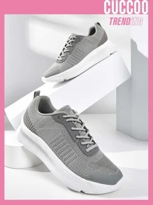 CUCCOO BASICS Minimalist Breathable Running Shoes - Grey - View 1